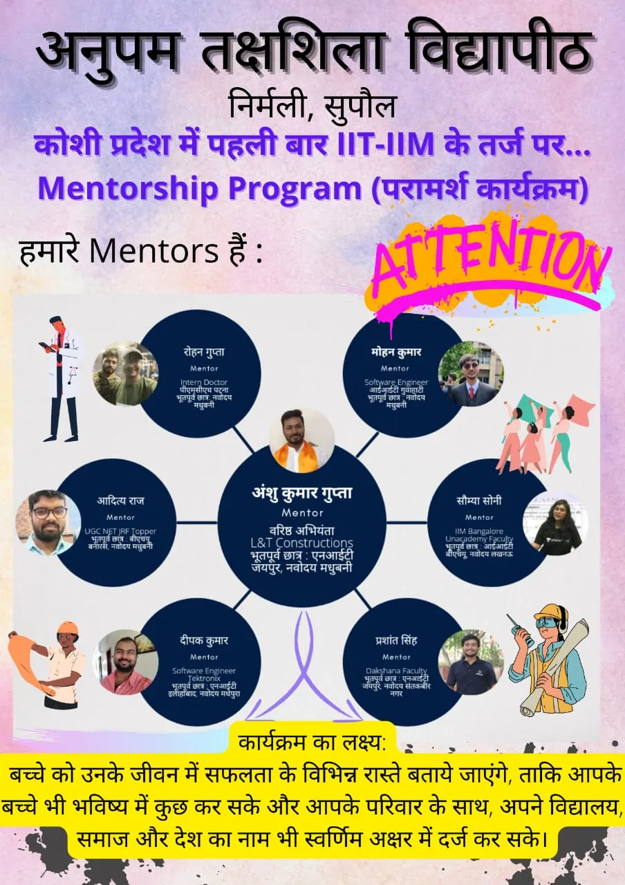 IIT-IIM Mentorship Program ATV Nirmali Koshi Pradesh